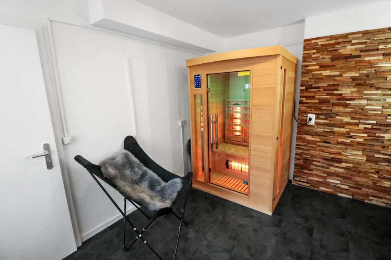 Appartement Confortable Avec Un Sauna Leukerbad Esterno foto
