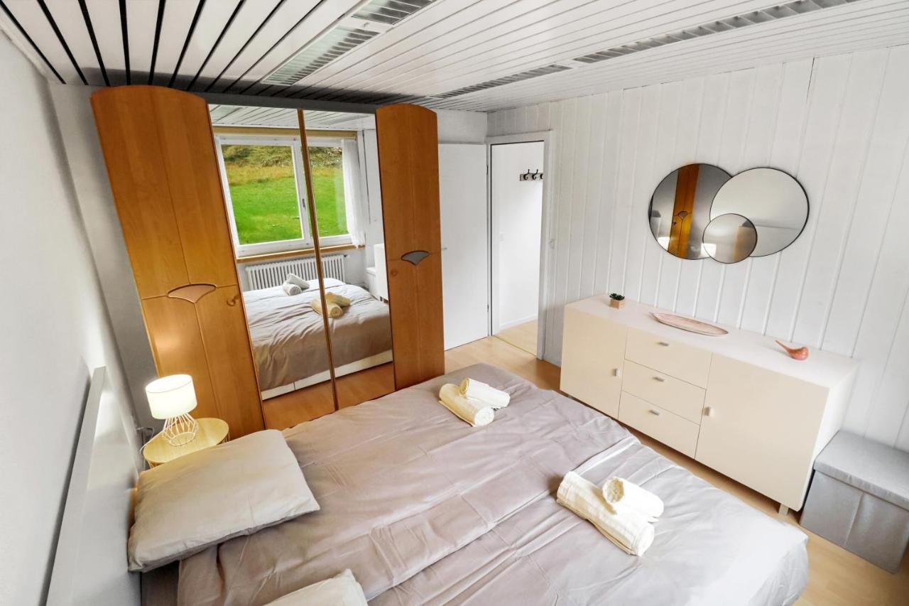 Appartement Confortable Avec Un Sauna Leukerbad Esterno foto
