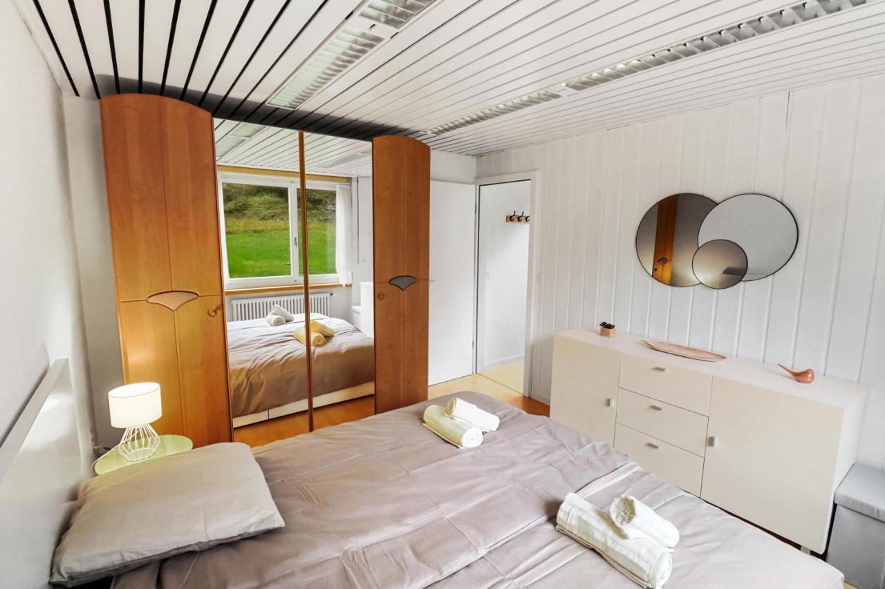 Appartement Confortable Avec Un Sauna Leukerbad Esterno foto